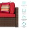 Best Choice Products 7-Piece Outdoor Modular Patio Conversation Furniture, Wicker Sectional Set